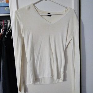 Yellow V-Neck Long Sleeve